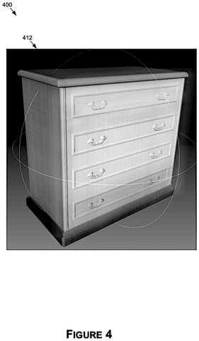 3D model of a dresser, drawing sheet 4 from US 2026/0245300 A1