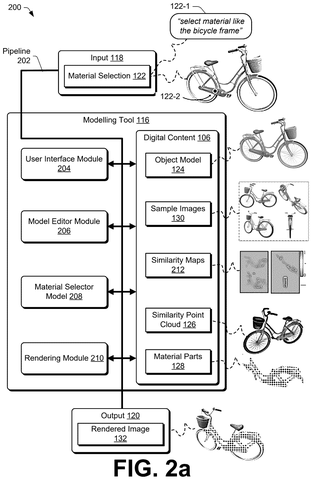 Content processing system component architecture, drawing sheet 2 from US 2026/0245320 A1