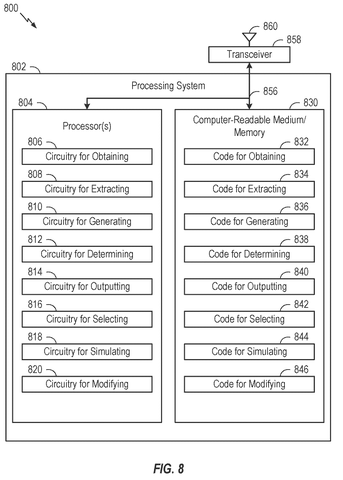 Processing system circuit and memory components, drawing sheet 8 from US 2026/0245334 A1