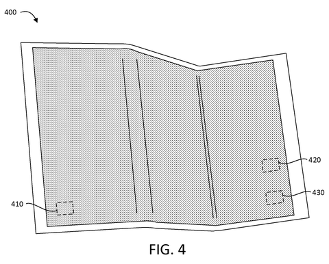 Alternative multi-panel phone display, drawing sheet 4 from US 2026/0245396 A1
