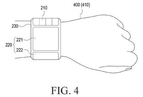 Smartwatch worn on a wrist, drawing sheet 4 from US 2026/0245488 A1