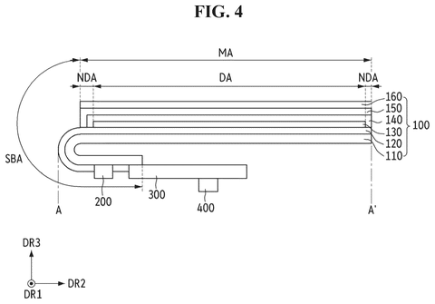 Side cross section of panel, drawing sheet 4 from US 2026/0245516 A1