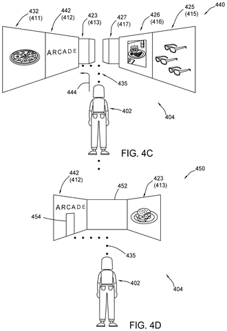 Virtual environment navigation views, drawing sheet 5 from US 2026/0245701 A1