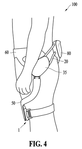 Side view of wearable device, drawing sheet 4 from US 2026/0245993 A1