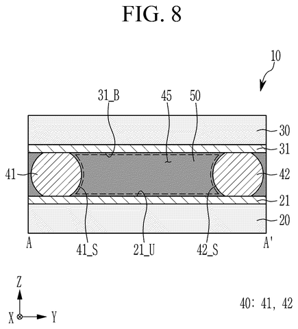 Section view with filled tunnel cavity, drawing sheet 8 from US 2026/0246131 A1