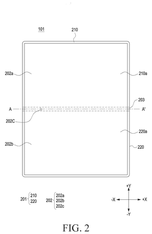 Closed laptop exterior view, drawing sheet 2 from US 2026/0246137 A1