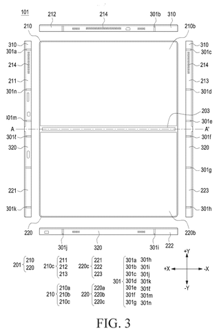 Open laptop multi-angle view, drawing sheet 3 from US 2026/0246137 A1