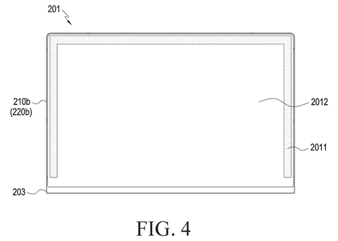 Internal display housing layout, drawing sheet 4 from US 2026/0246137 A1