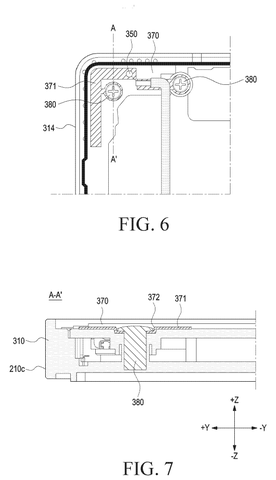 Corner assembly detail view, drawing sheet 6 from US 2026/0246137 A1