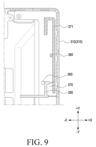 Side internal component layout, drawing sheet 8 from US 2026/0246137 A1