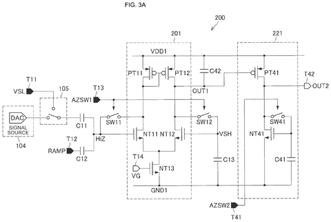 Detailed comparator circuit schematic, drawing sheet 4 from US 2026/0246478 A1