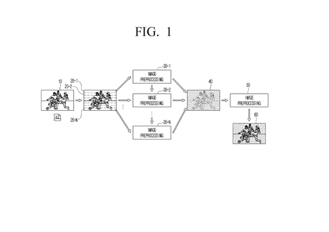Splitting video frames into segments, drawing sheet 1 from US 2026/0246891 A1
