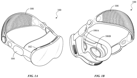 Isometric views of headset, drawing sheet 1 from US 2026/0246905 A1