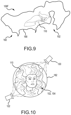 Morphing character image on smoke, drawing sheet 6 from US 2026/0246909 A1