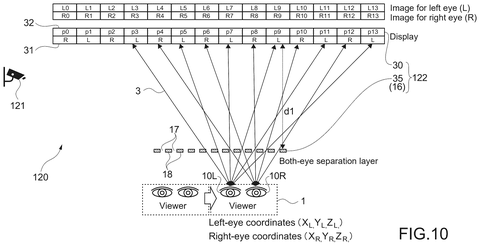 Beam shifting for viewer movement, drawing sheet 6 from US 2026/0246915 A1