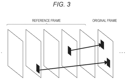 Sequential video frame referencing, drawing sheet 3 from US 2026/0246963 A1
