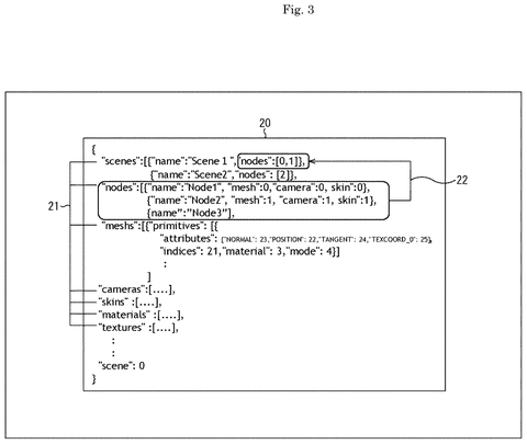 Scene and node property configuration code, drawing sheet 3 from US 2026/0246970 A1