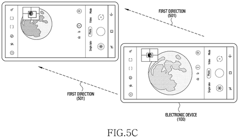 Electronic device moving with camera lock., drawing sheet 7 from US 2026/0247027 A1