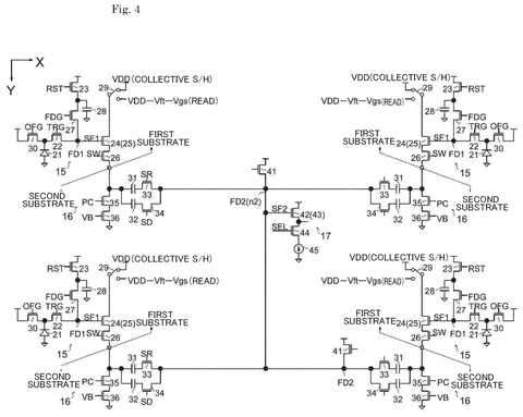 Multiple pixel circuit diagrams., drawing sheet 4 from US 2026/0247049 A1