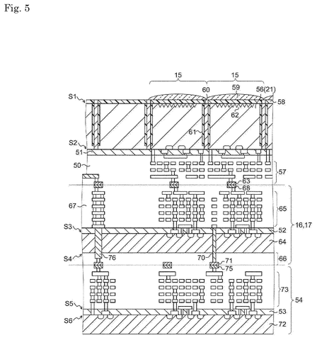 Cross-section of pixel structure., drawing sheet 5 from US 2026/0247049 A1