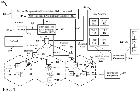Wireless network architecture with devices., drawing sheet 1 from US 2026/0247103 A1