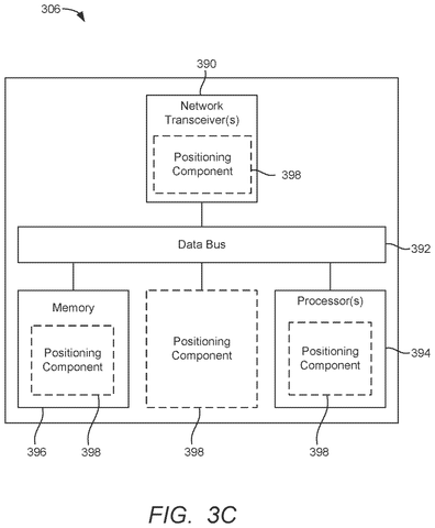 Internal components of a location server, drawing sheet 7 from US 2026/0247341 A1
