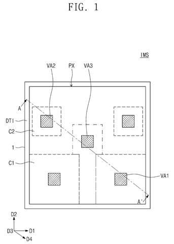 Camera chip pixel array., drawing sheet 1 from US 2026/0247736 A1