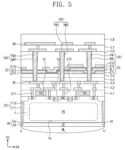 Camera chip cross-section., drawing sheet 5 from US 2026/0247736 A1
