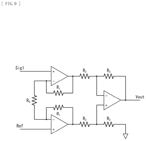 Signal amplification and comparison circuit, drawing sheet 8 from US 2026/0248433 A1