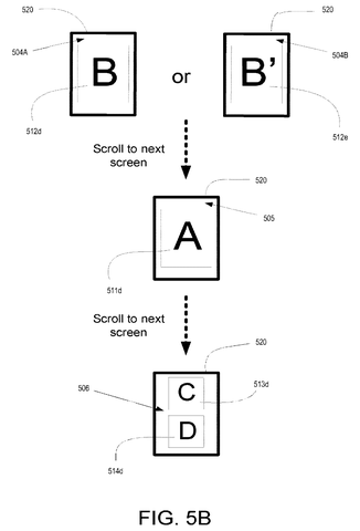 Scrolling through transformed video frames, drawing sheet 6 from US 2026/0249176 A1