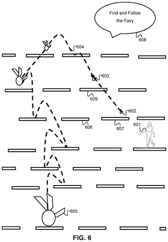 Vision acuity test game, drawing sheet 6 from US 2026/0249180 A1