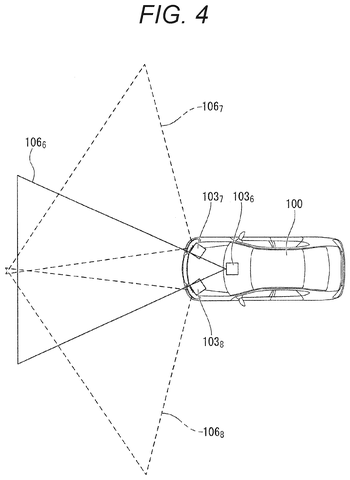 Vehicle with wide-angle sensors., drawing sheet 4 from US 2026/0249864 A1
