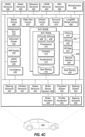 Detailed diagram of vehicle electronics, drawing sheet 6 from US 2026/0249865 A1
