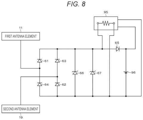 Rectifier circuit with battery., drawing sheet 8 from US 2026/0251688 A1
