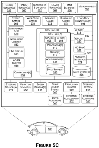 Detailed hardware schematic of autonomous vehicle, drawing sheet 7 from US 2026/0251760 A1