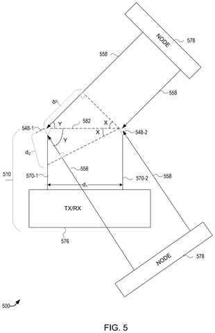 Device measuring distance to nodes., drawing sheet 5 from US 2026/0251790 A1