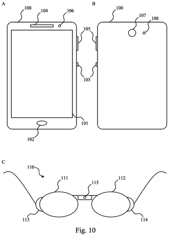 Smartphone and smart glasses implementations, drawing sheet 8 from US 2026/0251796 A1