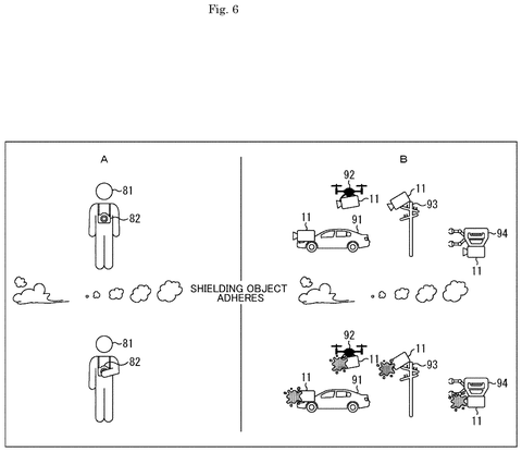 Cameras operating in dusty environments, drawing sheet 6 from US 2026/0251824 A1
