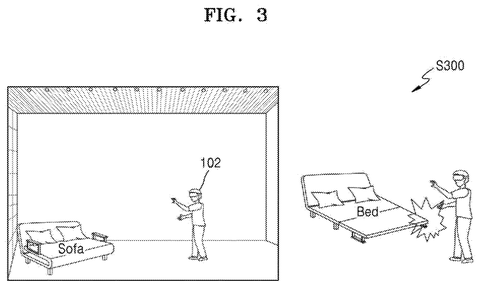 Extended reality collision with bed., drawing sheet 3 from US 2026/0251904 A1