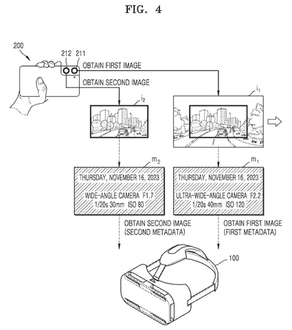 Camera metadata and capture process, drawing sheet 4 from US 2026/0251905 A1
