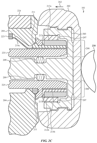 Crown displacement under applied force, drawing sheet 4 from US 2026/0252033 A1