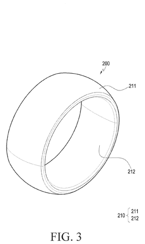 Perspective view of ring, drawing sheet 3 from US 2026/0252142 A1