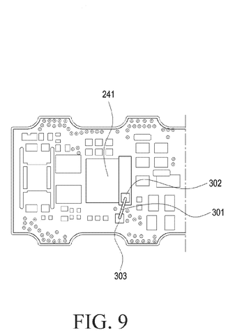 Sensor placement dimensions, drawing sheet 8 from US 2026/0252142 A1