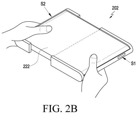 Hands expanding slidable electronic device, drawing sheet 3 from US 2026/0252144 A1
