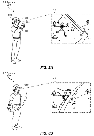 Interactive augmented reality gaming experience, drawing sheet 8 from US 2026/0252168 A1