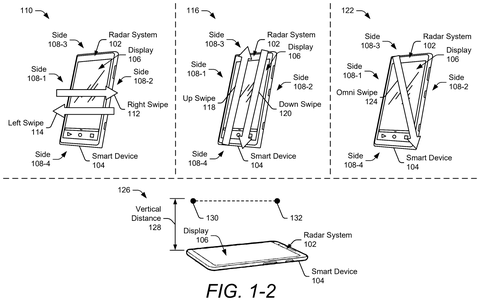 Swipe gesture directions on device, drawing sheet 2 from US 2026/0252179 A1