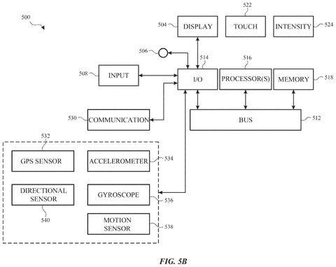 Alternative device internal component architecture diagram, drawing sheet 8 from US 2026/0252211 A1