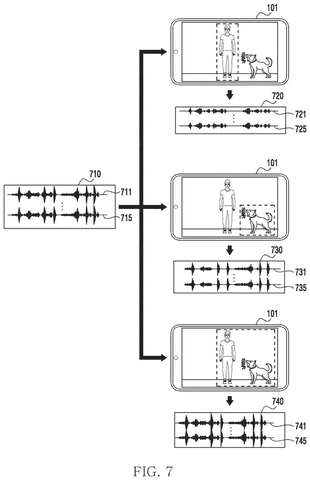 Multi-channel audio filtering demonstration, drawing sheet 7 from US 2026/0252304 A1