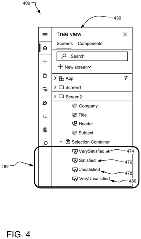 Tree view showing updated object names, drawing sheet 4 from US 2026/0252314 A1