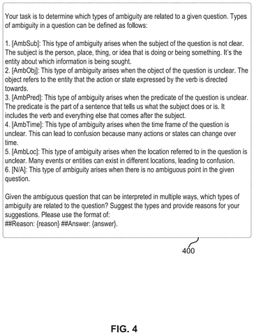 Definitions of question ambiguity types, drawing sheet 4 from US 2026/0252597 A1